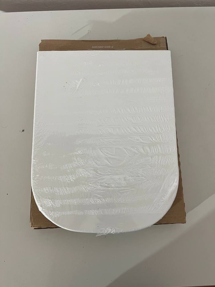 Capac WC Roca The Gap Square A80147200B, Supralit, închidere lentă