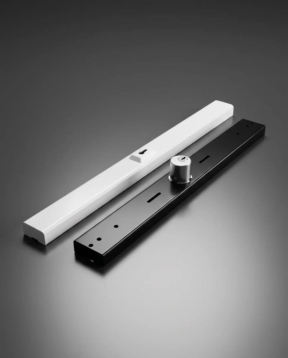Bară de securitate pentru ușă ABUS PR2600, albă