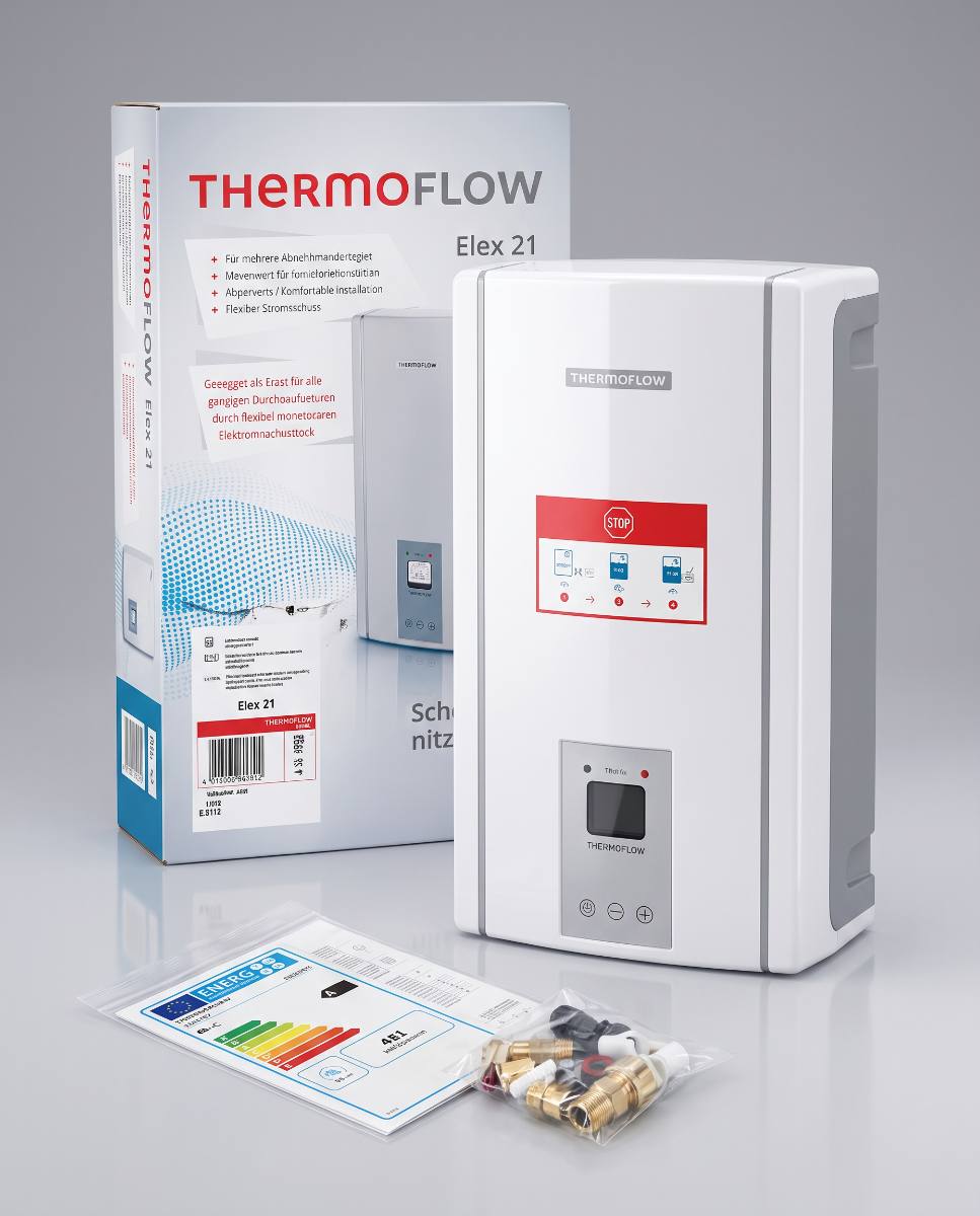 Instant apă caldă Thermoflow Elex 21 kW, 400 V, 11,8 L/min