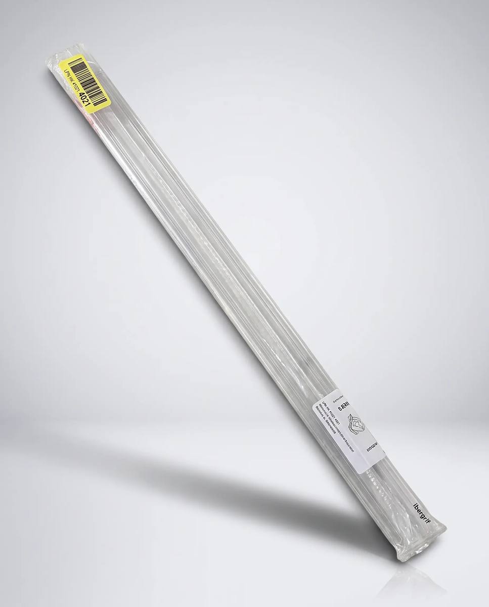 Ibergrif M20802 Bară de duș 62 cm din inox, cu săpunieră și suport reglabil