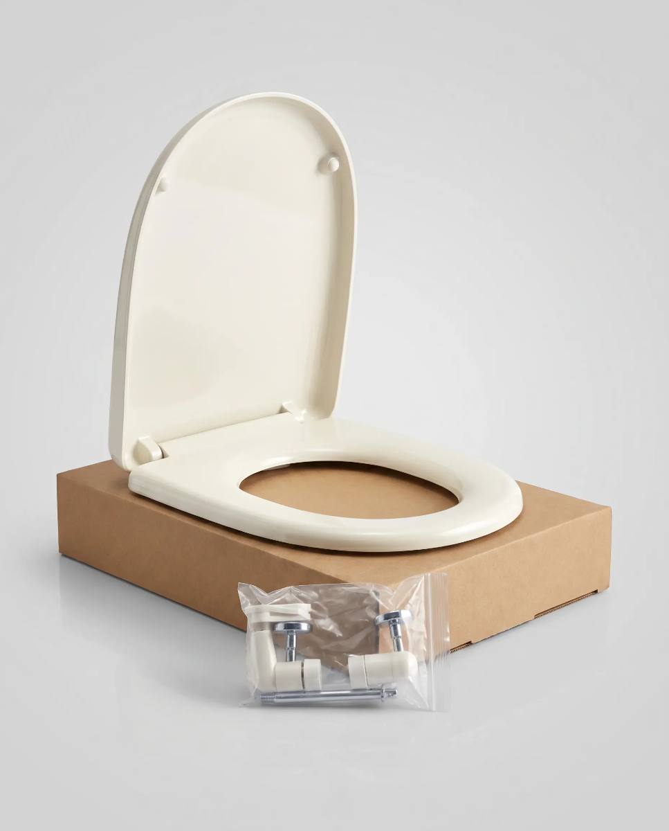 Duravit D-Code Compact – Capac WC cu închidere lentă SoftClose, Urea-Duroplast, balamale din inox