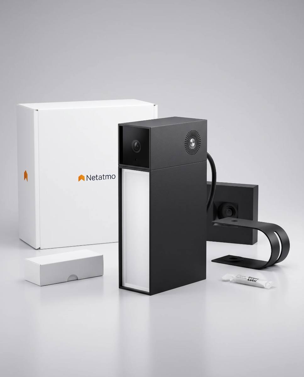 Netatmo NOC-S-AMZ – Cameră de supraveghere inteligentă pentru exterior cu sirenă 105 dB – CA