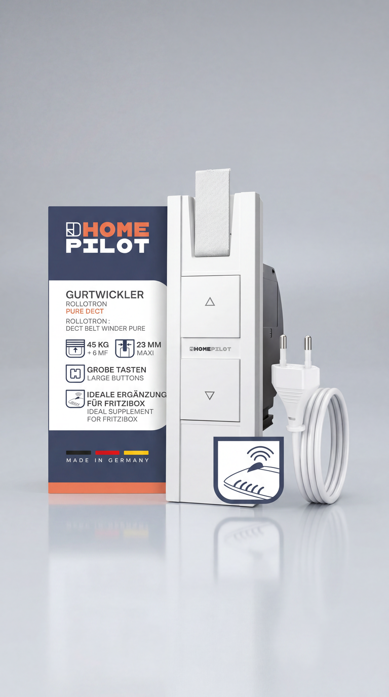 HOMEPILOT RolloTron pure DECT Gurtwickler electric pentru rulouri