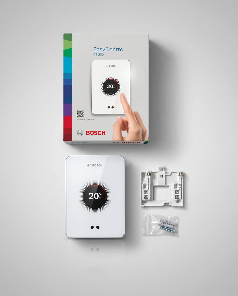 Bosch EasyControl CT200 - Termostat inteligent cu Wi-Fi, alb