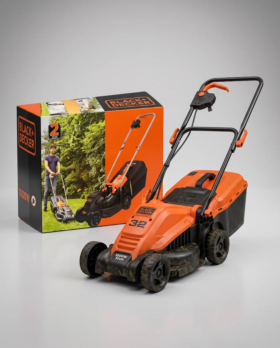 BLACK+DECKER BEMW351-QS – Mașină de tuns iarba electrică 1000 W