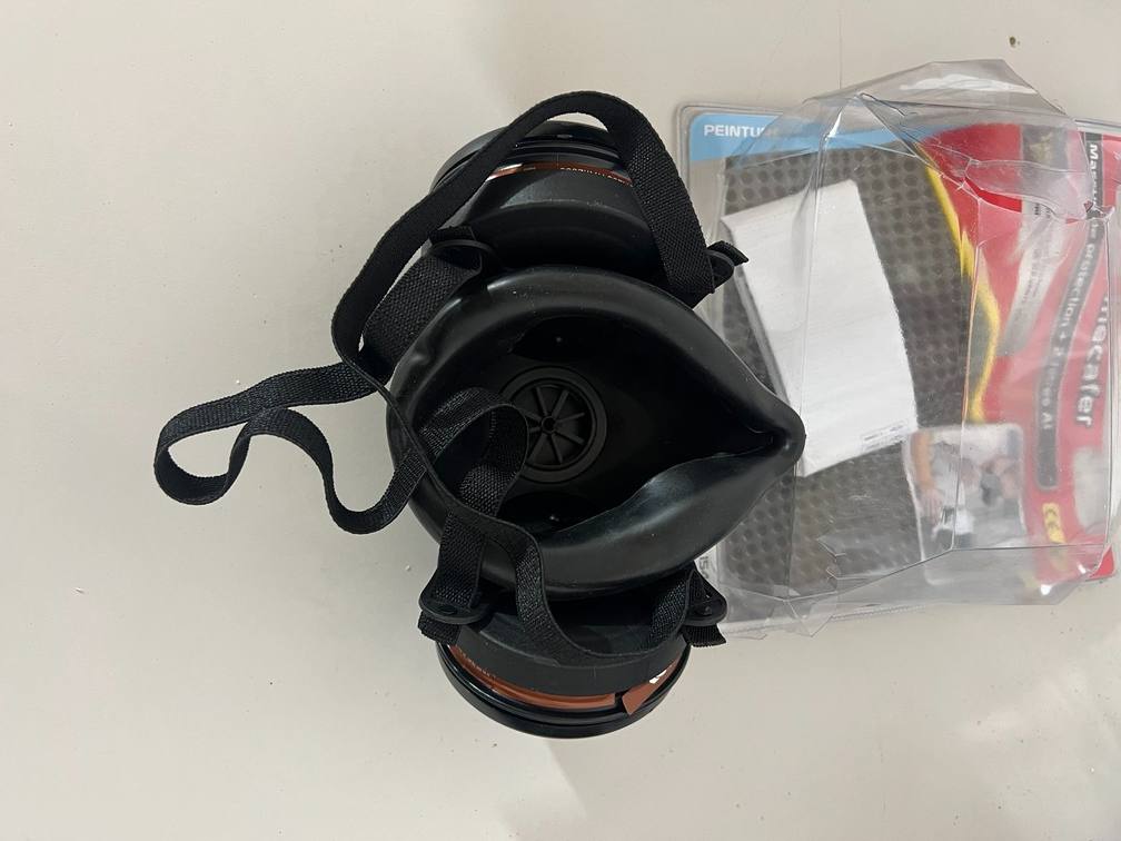 Mască de protecție Mecafer M3 154283 cu 2 filtre A1